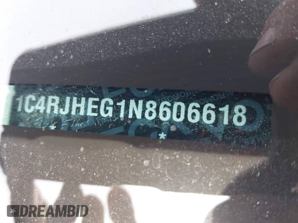 2022 Jeep Grand Cherokee Summit Reserve с VIN 1C4RJHEG1N8606618, выставлен на аукционе IAAI как лот 43059812 с пробегом 45 313 миль миль и . История ставок и продаж доступна на DreamBid. Изображение 12.