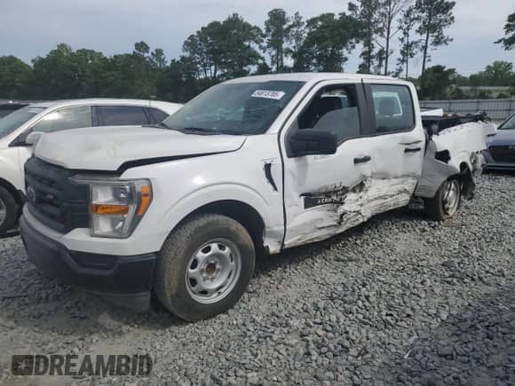 2021 Ford F-150 XL с VIN 1FTEW1CB8MKE68771, выставлен на аукционе Copart как лот 54613785 с пробегом 68 622 миль миль и Списание • Salvage title. История ставок и продаж доступна на DreamBid. Изображение 1.