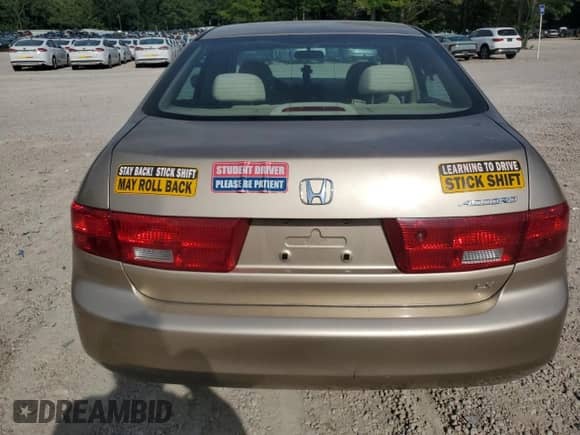 2005 Honda Accord LX with VIN 1HGCM55495A121364, listed as a Copart auction lot 69799365 with 109,043 mi miles and Salvage title. Bid and sale history available at DreamBid. Image 6.