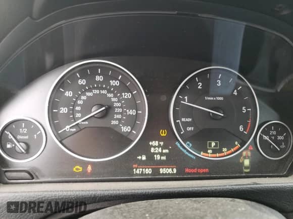 2014 BMW 3 Series 328d xDrive с VIN WBA3D5C56EKX96610, выставлен на аукционе Copart как лот 83832465 с пробегом 147 160 миль миль и Списание • Salvage title. История ставок и продаж доступна на DreamBid. Изображение 9.