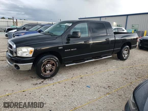 2007 Dodge 1500 SLT z VIN 3D7KR19D87G838900, wystawiony jako Copart lot #74038994 z przebiegiem 270 039 mil mil oraz Szkoda całkowita • Salvage title. Historia ofert i sprzedaży dostępna na DreamBid. Obrazek 1.