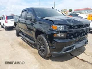 2020 Chevrolet Silverado 1500 Custom z VIN 1GCPWBEK7LZ231948, wystawiony jako IAAI lot #42857662 z przebiegiem 97 066 mil mil oraz . Historia ofert i sprzedaży dostępna na DreamBid. Obrazek 1.