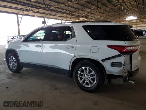 2020 Chevrolet Traverse LT z VIN 1GNERHKW3LJ164974, wystawiony jako Copart lot #81137595 z przebiegiem 106 864 mil mil oraz Szkoda całkowita • Salvage title. Historia ofert i sprzedaży dostępna na DreamBid. Obrazek 2.