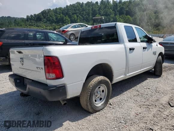 2023 Ram 1500 Tradesman z VIN 1C6RR7FG7PS527534, wystawiony jako Copart lot #67098635 z przebiegiem 36 976 mil mil oraz Szkoda całkowita • Salvage title. Historia ofert i sprzedaży dostępna na DreamBid. Obrazek 3.