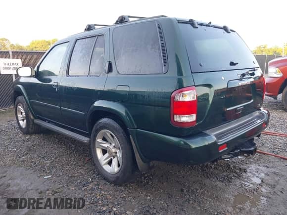 2002 Nissan Pathfinder SE with VIN JN8DR09Y72W721775, listed as a IAAI auction lot 43009727 with 289,869 mi miles and . Bid and sale history available at DreamBid. Image 3.