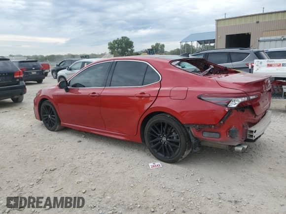 2023 Toyota Camry XSE with VIN 4T1K61AK1PU097849, listed as a Copart auction lot 70029005 with 42,809 mi miles and Salvage title. Bid and sale history available at DreamBid. Image 2.