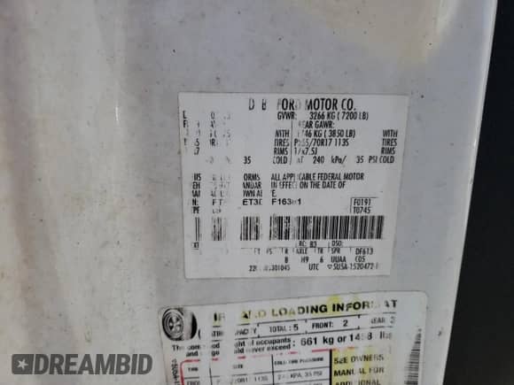 2013 Ford F-150 XLT с VIN 1FTFW1ET3DKF16381, выставлен на аукционе Copart как лот 90571235 с пробегом Не указан миль и Чистый • Clean title. История ставок и продаж доступна на DreamBid. Изображение 12.