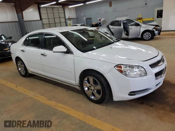 2012 Chevrolet Malibu 2LT with VIN 1G1ZD5E00CF396698, listed as a Copart auction lot 70101335 with 127,423 mi miles and Salvage title. Bid and sale history available at DreamBid. Image 4.
