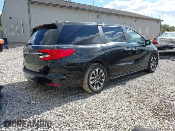 2023 Honda Odyssey EX-L с VIN 5FNRL6H65PB072656, выставлен на аукционе IAAI как лот 43404179 с пробегом 11 266 миль миль и . История ставок и продаж доступна на DreamBid. Изображение 4.