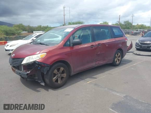 2012 Toyota Sienna with VIN 5TDZK3DC5CS195229, listed as a IAAI auction lot 42291832 with 209,120 mi miles and . Bid and sale history available at DreamBid. Image 18.
