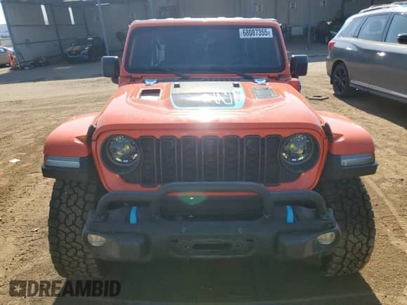 2023 Jeep Wrangler Rubicon с VIN 1C4JJXR69PW686385, выставлен на аукционе Copart как лот 68087355 с пробегом 48 020 миль миль и Списание • Salvage title. История ставок и продаж доступна на DreamBid. Изображение 5.