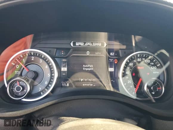 2021 Ram 1500 Laramie с VIN 1C6SRFJT8MN733620, выставлен на аукционе Copart как лот 69632835 с пробегом 73 258 миль миль и На запчасти • Non repairable. История ставок и продаж доступна на DreamBid. Изображение 9.