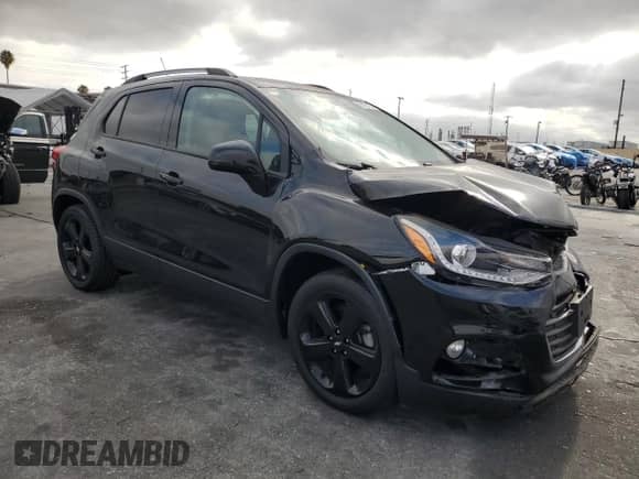 2018 Chevrolet Trax Premier with VIN KL7CJMSB7JB733228, listed as a Copart auction lot 66108735 with 56,093 mi miles and Salvage title. Bid and sale history available at DreamBid. Image 4.