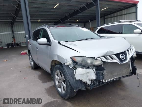 2009 Nissan Murano SL with VIN JN8AZ18W19W213207, listed as a IAAI auction lot 42837284 with 168,849 mi miles and . Bid and sale history available at DreamBid. Image 6.