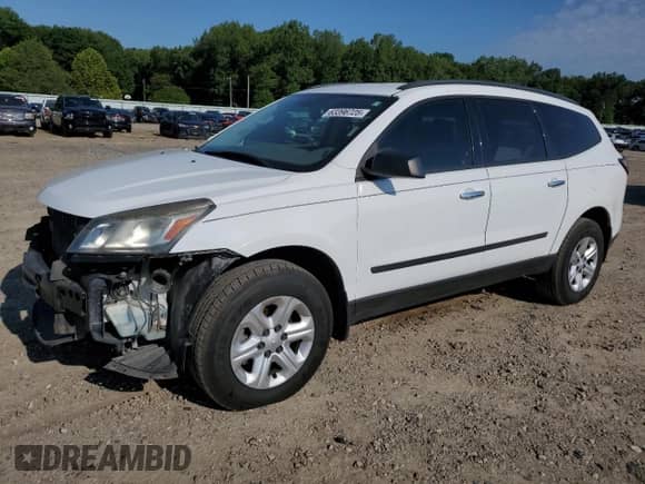 2016 Chevrolet Traverse LS с VIN 1GNKRFKDXGJ238046, выставлен на аукционе Copart как лот 63396725 с пробегом 73 010 миль миль и Списание • Salvage title. История ставок и продаж доступна на DreamBid. Изображение 1.