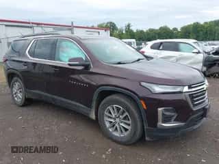 2022 Chevrolet Traverse LT Cloth z VIN 1GNEVGKWXNJ186835, wystawiony jako IAAI lot #42983963 z przebiegiem 65 709 mil mil oraz . Historia ofert i sprzedaży dostępna na DreamBid. Obrazek 1.