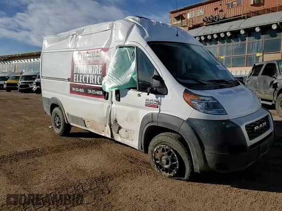 2019 Ram ProMaster Cargo z VIN 3C6TRVCG9KE521583, wystawiony jako Copart lot #44528865 z przebiegiem 70 041 mil mil oraz Szkoda całkowita • Salvage title. Historia ofert i sprzedaży dostępna na DreamBid. Obrazek 11.