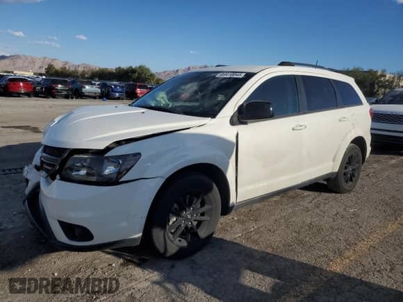 2019 Dodge Journey SE with VIN 3C4PDCBG6KT783958, listed as a Copart auction lot 84410045 with 72,845 mi miles and Salvage title. Bid and sale history available at DreamBid. Image 1.