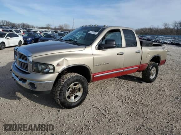 2003 Dodge RAM with VIN 1D7KU28C33J537795, listed as a Copart auction lot 41770235 with 264,699 mi miles and Clean title. Bid and sale history available at DreamBid. Image 1.