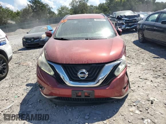 2016 Nissan Murano SL with VIN 5N1AZ2MH1GN162461, listed as a Copart auction lot 80990055 with 124,668 mi miles and Salvage title. Bid and sale history available at DreamBid. Image 5.
