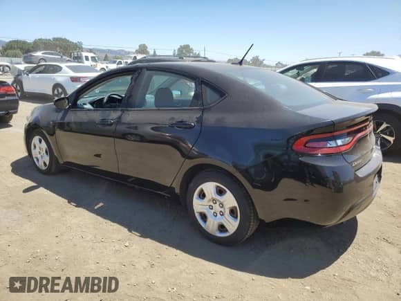 2015 Dodge Dart SE with VIN 1C3CDFAA9FD345822, listed as a Copart auction lot 68062535 with 115,134 mi miles and Clean title. Bid and sale history available at DreamBid. Image 2.