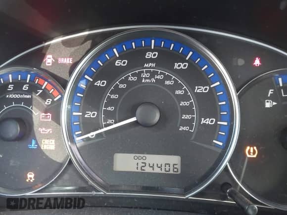 2013 Subaru Forester X z VIN JF2SHABC2DG404463, wystawiony jako IAAI lot #43484772 z przebiegiem 124 406 mil mil oraz . Historia ofert i sprzedaży dostępna na DreamBid. Obrazek 7.