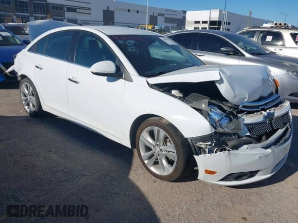 2013 Chevrolet Cruze LTZ with VIN 1G1PG5SB0D7273130, listed as a IAAI auction lot 43093656 with Not provided miles and . Bid and sale history available at DreamBid. Image 1.