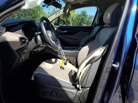 2023 Hyundai Santa Fe SEL с VIN 5NMS24AJ2PH592822, выставлен на аукционе Copart как лот 86071705 с пробегом 31 581 миль миль и На запчасти • Non repairable. История ставок и продаж доступна на DreamBid. Изображение 7.