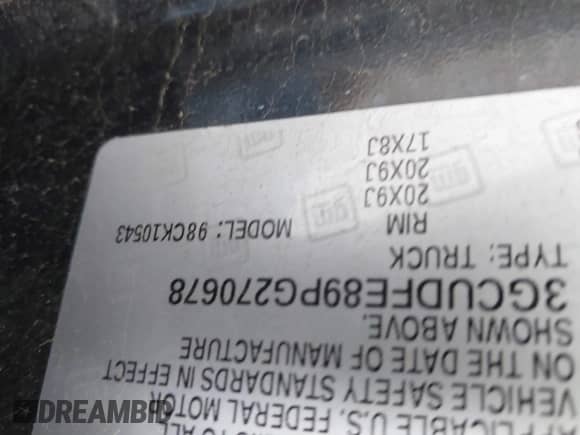 2023 Chevrolet Silverado 1500 LT Trail Boss z VIN 3GCUDFE89PG270678, wystawiony jako IAAI lot #42028188 z przebiegiem 46 820 mil mil oraz . Historia ofert i sprzedaży dostępna na DreamBid. Obrazek 9.
