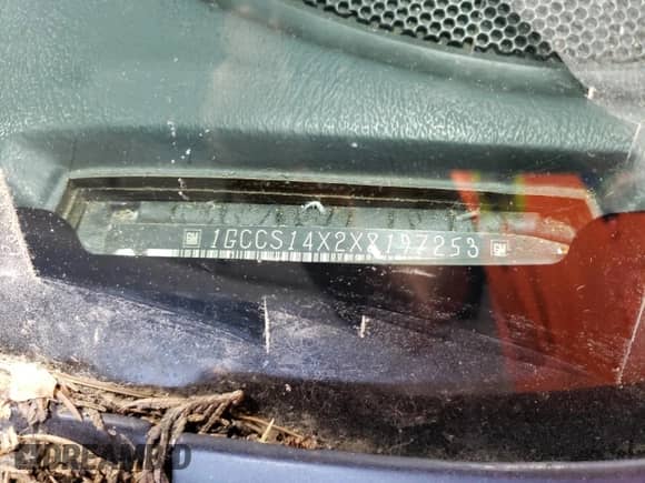 1999 Chevrolet S-10 с VIN 1GCCS14X2X8197253, выставлен на аукционе Copart как лот 73529154 с пробегом 216 165 миль миль и Чистый • Clean title. История ставок и продаж доступна на DreamBid. Изображение 12.