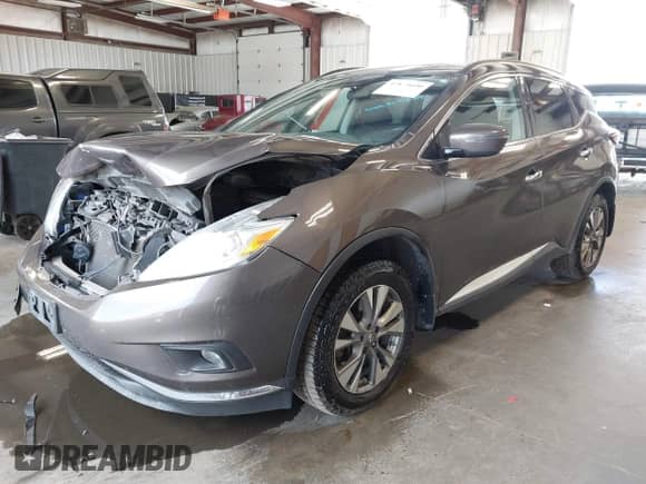 2016 Nissan Murano Platinum with VIN 5N1AZ2MH7GN135880, listed as a IAAI auction lot 42874600 with 158,221 mi miles and . Bid and sale history available at DreamBid. Image 17.