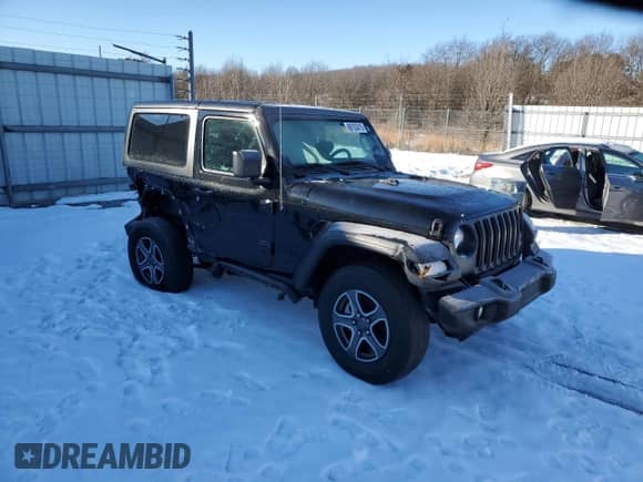 2022 Jeep Wrangler Sport с VIN 1C4HJXAG8NW200391, выставлен на аукционе Copart как лот 88103415 с пробегом 32 085 миль миль и Списание • Salvage title. История ставок и продаж доступна на DreamBid. Изображение 4.