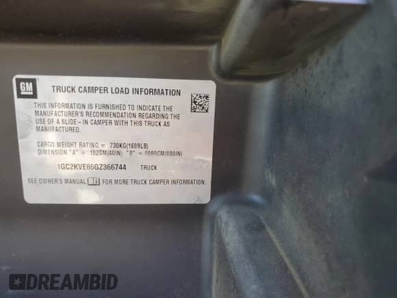 2016 Chevrolet Silverado 2500HD LT with VIN 1GC2KVE86GZ366744, listed as a Copart auction lot 67799654 with 181,075 mi miles and Salvage title. Bid and sale history available at DreamBid. Image 12.