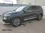 2021 Hyundai Santa Fe Limited with VIN KM8S5DA1XMU009419, listed as a Copart auction lot 85748255 with 91,680 mi miles and Clean title. Bid and sale history available at DreamBid. Image 1.