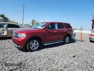 2013 Dodge Durango SXT with VIN 1C4RDHAG0DC676264, listed as a Copart auction lot 81916735 with 107,756 mi miles and Salvage title. Bid and sale history available at DreamBid. Image 1.