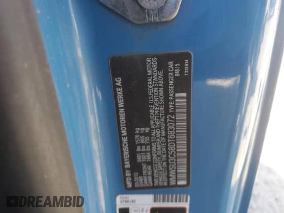 2013 MINI Hardtop with VIN WMWSU3C58DT683072, listed as a Copart auction lot 47483085 with 122,284 mi miles and Salvage title. Bid and sale history available at DreamBid. Image 15.