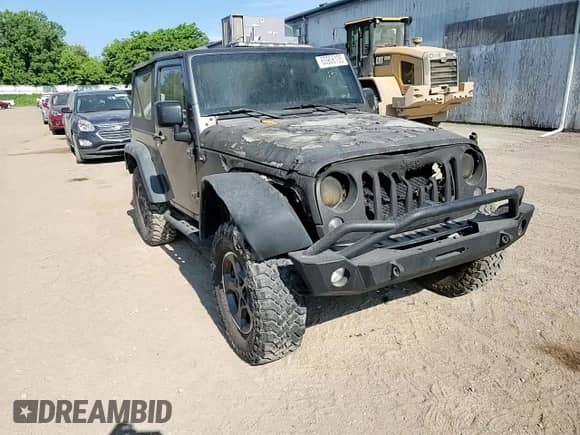 2018 Jeep Wrangler Sport with VIN 1C4AJWAGXJL897599, listed as a Copart auction lot 60906105 with Not provided miles and Clean title. Bid and sale history available at DreamBid. Image 14.