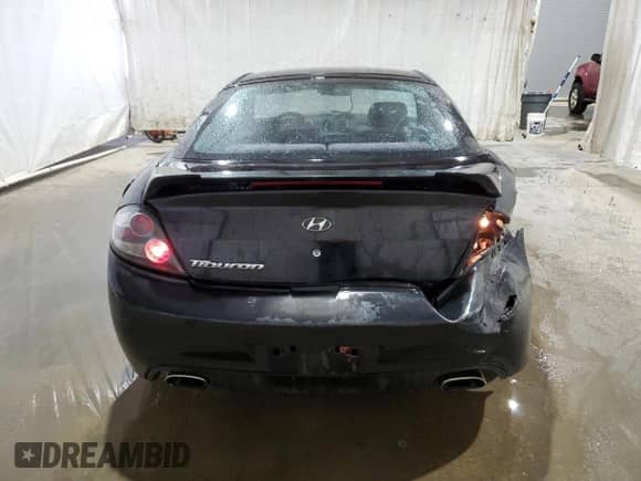 2008 Hyundai Tiburon GS with VIN KMHHM66D48U265282, listed as a Copart auction lot 77391204 with 77,088 mi miles and Salvage title. Bid and sale history available at DreamBid. Image 6.