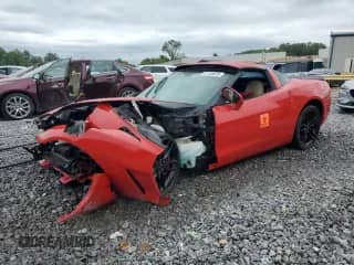 2007 Chevrolet Corvette with VIN 1G1YY26U575105981, listed as a Copart auction lot 67145025 with Not provided miles and Salvage title. Bid and sale history available at DreamBid. Image 1.