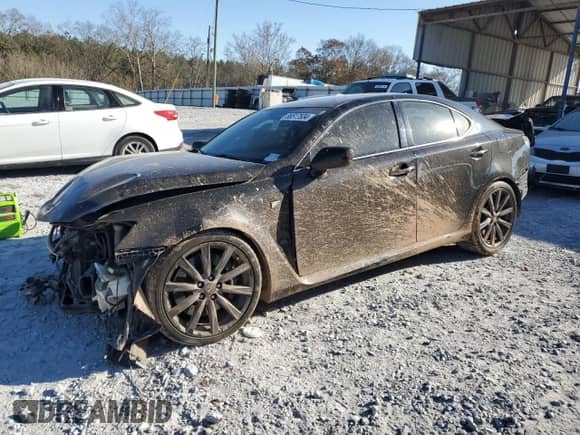 2008 Lexus IS F with VIN JTHBP262585001859, listed as a Copart auction lot 86517534 with 185,856 mi miles and Salvage title. Bid and sale history available at DreamBid. Image 1.