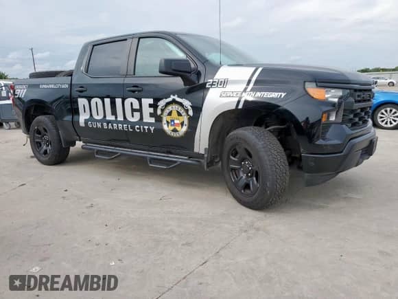 2023 Chevrolet Silverado 1500 Work Truck with VIN 3GCUDAED8PG326688, listed as a Copart auction lot 53631415 with Not provided miles and Salvage title. Bid and sale history available at DreamBid. Image 4.