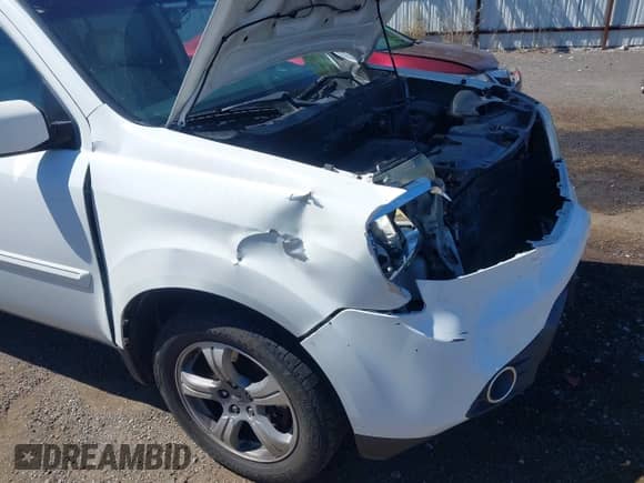 2013 Honda Pilot EX-L with VIN 5FNYF3H57DB044314, listed as a IAAI auction lot 42975039 with 155,545 mi miles and . Bid and sale history available at DreamBid. Image 6.