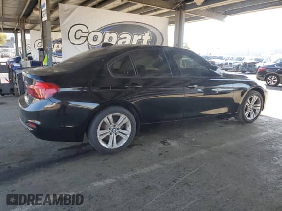2016 BMW 3 Series 328i with VIN WBA8E9C59GK645662, listed as a Copart auction lot 80854465 with 88,541 mi miles and Salvage title. Bid and sale history available at DreamBid. Image 3.