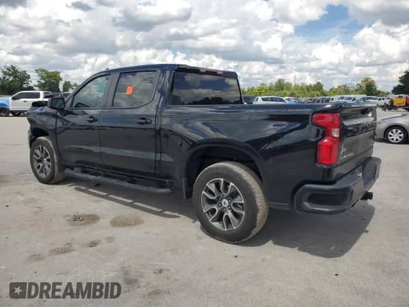 2024 Chevrolet Silverado 1500 RST with VIN 2GCUDEED2R1174345, listed as a Copart auction lot 81020365 with 27,081 mi miles and Salvage title. Bid and sale history available at DreamBid. Image 2.