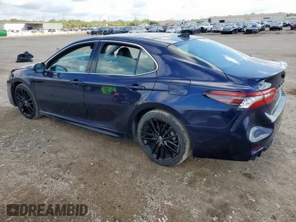 2021 Toyota Camry XSE with VIN 4T1K61AK6MU484599, listed as a Copart auction lot 82069785 with 61,740 mi miles and Salvage title. Bid and sale history available at DreamBid. Image 2.