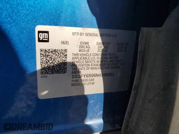 2022 Chevrolet Bolt EUV LT с VIN 1G1FY6S06N4108361, выставлен на аукционе Copart как лот 69149145 с пробегом 31 895 миль миль и Списание • Salvage title. История ставок и продаж доступна на DreamBid. Изображение 14.