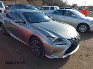 2016 Lexus RC 350 F Sport with VIN JTHSE5BC8G5006249, listed as a IAAI auction lot 41533504 with 49,371 mi miles and . Bid and sale history available at DreamBid. Image 1.