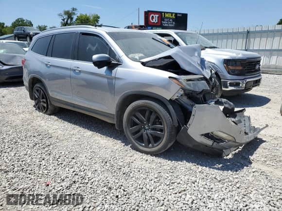 2016 Honda Pilot EX-L with VIN 5FNYF6H83GB081215, listed as a Copart auction lot 64480375 with Not provided miles and Salvage title. Bid and sale history available at DreamBid. Image 4.