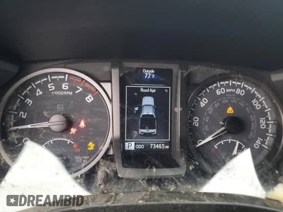 2021 Toyota Tacoma SR with VIN 3TMCZ5AN5MM418762, listed as a Copart auction lot 66169995 with 73,465 mi miles and Salvage title. Bid and sale history available at DreamBid. Image 9.