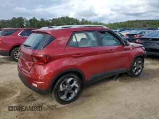 2025 Hyundai Venue SEL with VIN KMHRC8A3XSU370188, listed as a Copart auction lot 84652875 with 24,727 mi miles and Non repairable. Bid and sale history available at DreamBid. Image 3.